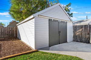 View of outbuilding