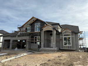 View of unfinished property