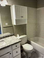 2nd Full Bathroom with vanity and toilet