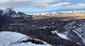 Winter view of Mountains and Valley