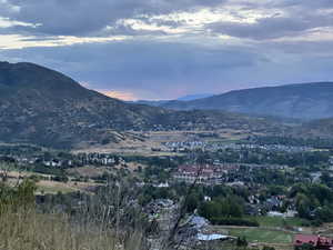 Property view of mountains and valley