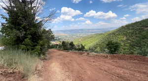 Mountain view from property