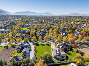 Aerial view of lot