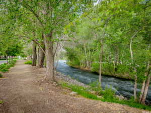 Walking trails along Provo River