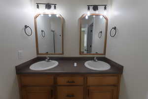 Master Bathroom with vanity