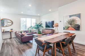 Dining room featuring hardwood / wood-style floors