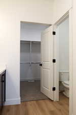 Master closet and toilet room