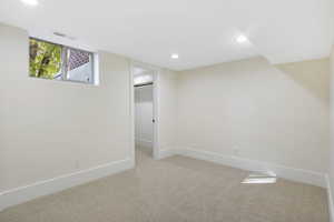 Basement Bedroom  #4 with walking closet