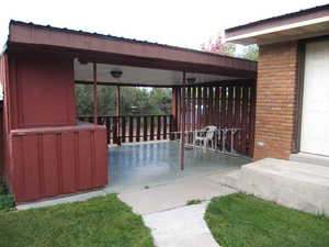 View of patio