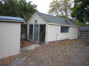 View of outbuilding