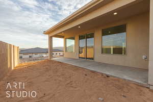 Exterior space featuring a patio