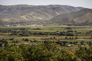 Mountain view with a rural view