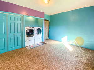 Bedroom with  Laundry