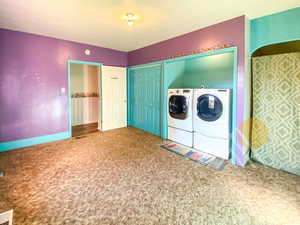 Bedroom with Laundry