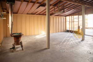 Carport that has been converted to screened porch