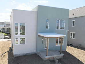 Exterior of actual home