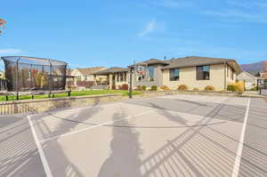 Basketball and Pickleball court