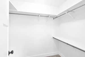 View of spacious closet