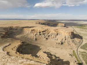 Aerial view featuring a rural view