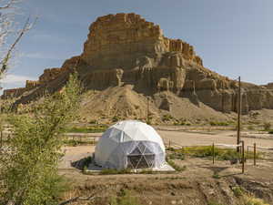 Mountain view with a rural view