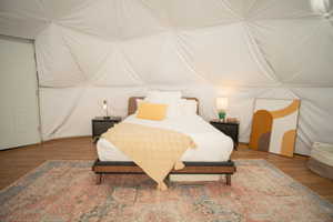 Bedroom featuring hardwood / wood-style floors