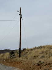 Power Pole on Pine Canyon in front of Lot 436