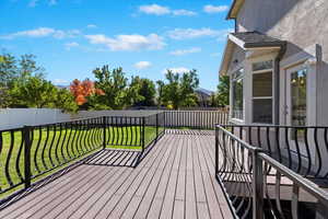 Trex Deck with Railing