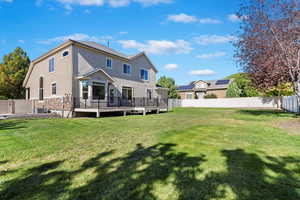 Large Backyard with Deck