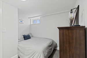 Newly carpeted bedroom.