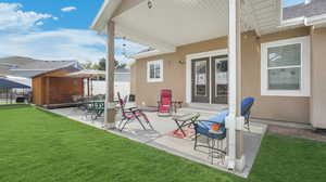 Large Covered Patio with External Gas Line Plumbed and Ready to Go