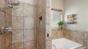 Primary Bathroom with Separate shower and Jetted Tub