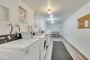 Tidy and Clean shared laundry facility