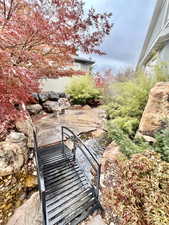 View of patio