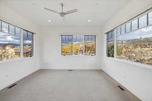 Loft Media Room with Views