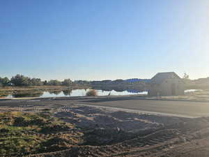 View of road with a water view