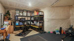 Storage Area also Utilized as an Exercise Room