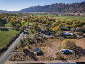 Bird's eye view featuring a mountain view