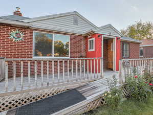 Fantastic deck and fully fenced yard