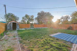 Large fully landscaped backyard