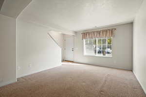 East facing living room with beautiful natural light