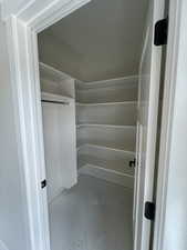 Spare bedroom closet