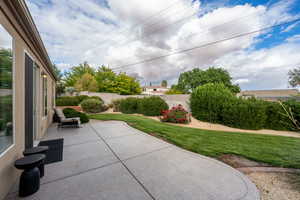 View of patio