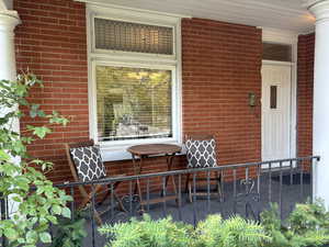 Front porch sitting area