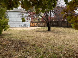 View of yard featuring a patio area