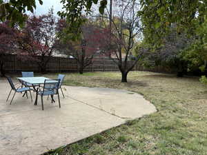 View of patio