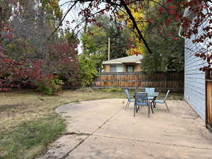 View of patio