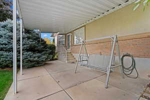 View of patio