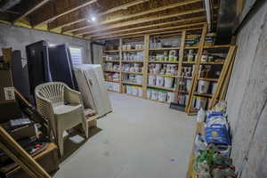 View of storage room