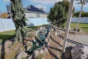 View of yard featuring a patio