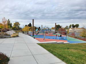 View of jungle gym.  There are three within minutes walk or very short drive of this home.